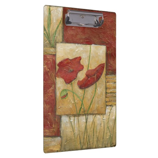 Porte-bloc Peinture florale avec les courses évidentes de (Swatch)