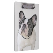 Porte-bloc Peinture française de Bulldog (Pied de broche) - A (Swatch)