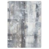 Porte-bloc Peinture grise contemporaine (Dos)