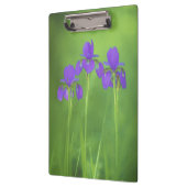 Porte-bloc Peinture Iris Violet - Art Fleur Originale (Gauche)
