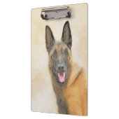 Porte-bloc Peinture Malinoise belge - Cute Original Chien Art (Gauche)