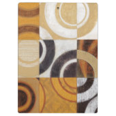 Porte-bloc Peinture moderne avec les motifs circulaires (Dos)