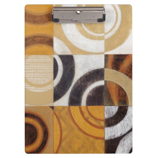 Porte-bloc Peinture moderne avec les motifs circulaires (Devant)