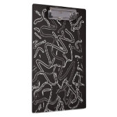 Porte-bloc Peinture noire et blanche (Swatch)