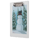 Porte-bloc peinture numérique snowman (Gauche)