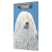 Porte-bloc Peinture Puli - Cute Original Chien Art (Gauche)