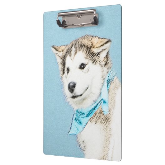 Porte-bloc Peinture Sibérienne Husky Puppy - Art Chien origin (Gauche)
