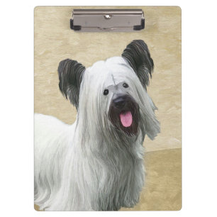 Porte-bloc Peinture Skye Terrier - Cute Original Chien Art