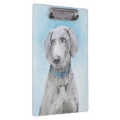 Porte-bloc Peinture Weimaraner - Joli art original chien (Swatch)