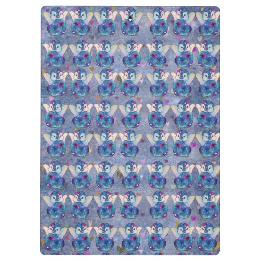 Porte-bloc Penguin named Button (Dos)