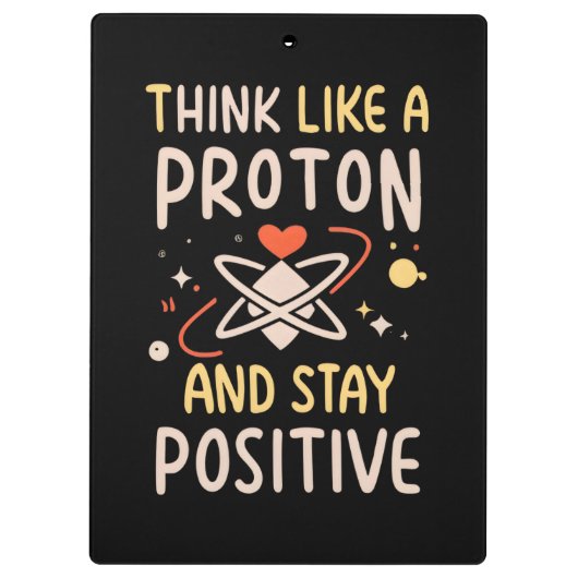 Porte-bloc Penser Que Proton Reste Une Science Positive Inspi (Dos)