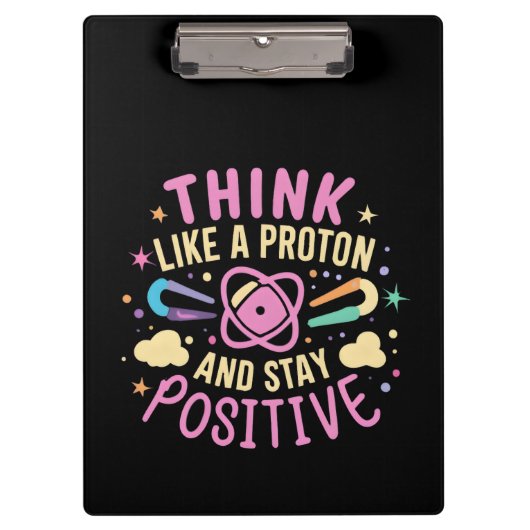 Porte-bloc Penser Que Proton Reste Une Science Positive Inspi (Devant)