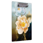 Porte-bloc Peonies et Parties scintillant d'or (Swatch)