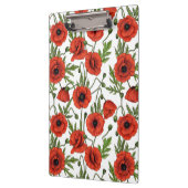 Porte-bloc Pépites, rouge et vert sur blanc (Gauche)