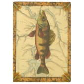 Porte-bloc Perle jaune sur la carte (Dos)