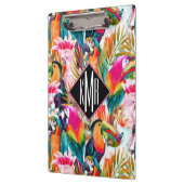 Porte-bloc Perroquets et monogramme des palmettes | (Gauche)