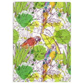 Porte-bloc Perroquets tropicaux (Dos)