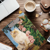 Porte-bloc Perse Chat Rose Dryad