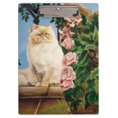 Porte-bloc Perse Chat Rose Dryad (Devant)