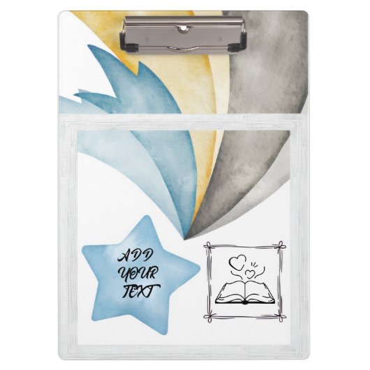 Porte-bloc Personal Clipboard – Organize Your Notes in Style (Devant)