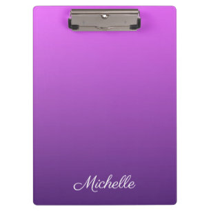 Porte-bloc Personalisé violet ombre