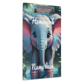 Porte-bloc Personalised Cute Elephant in the Rain (Swatch)