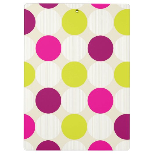 Porte-bloc Personalized Black Polka Dot Red Apple Teacher Cli (Dos)