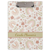 Porte-bloc Personalized Boho Rainbow  (Devant)