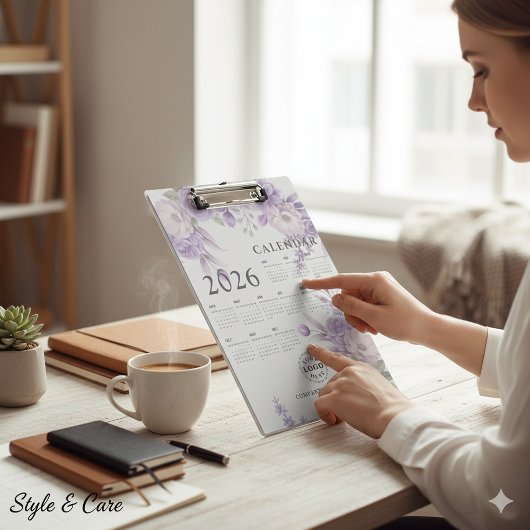 Porte-bloc Personalized Calendar-26 Clipboard for Office Use