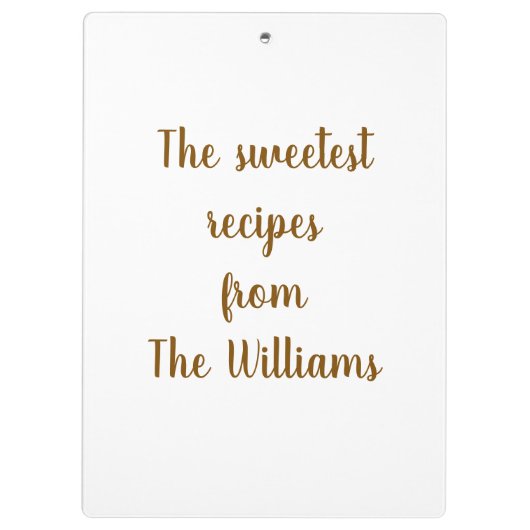 Porte-bloc Personalized Clipboard (Dos)