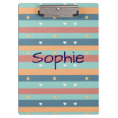 Porte-bloc Personalized Cute clipboard with Name (Devant)
