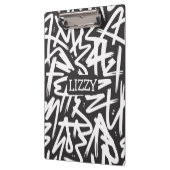 Porte-bloc Personalized Graffiti Name Pattern — Custom Urban (Gauche)