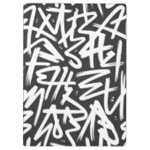 Porte-bloc Personalized Graffiti Name Pattern — Custom Urban (Dos)