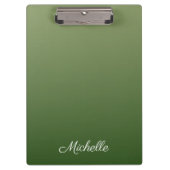 Porte-bloc Personalized green (Devant)