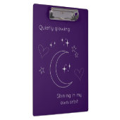 Porte-bloc Personalized Line Art Celestial Purple Clipboard (Swatch)