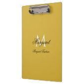 Porte-bloc Personalized Name with Stylish Monogram M Gold (Gauche)