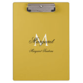 Porte-bloc Personalized Name with Stylish Monogram M Gold (Devant)