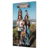 Porte-bloc Personalized Photos & Custom Text Template (Gauche)