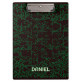 Porte-bloc Personalized Tech Circuit Modern Clipboard (Devant)