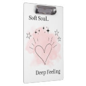 Porte-bloc Personalized Watercolor Line Art Clipboard (Swatch)