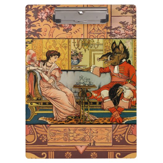Porte-bloc Personnages de Contes de Fées Classiques de Beauté (Devant)