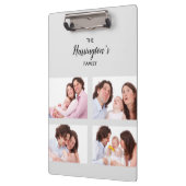 Porte-bloc Personnalisé 4 Photos de famille Collage Rectangle (Gauche)