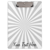 Porte-bloc Personnalisé Classic Grey Burst Personnaliser ceci (Devant)