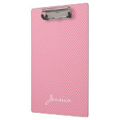 Porte-bloc personnalisé géométrique rose marron be (Gauche)