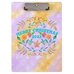 PORTE-BLOC PERSONNALISÉ MERRY CHRISTMAS 20XX