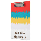 Porte-bloc Personnalisé Rouge Bleu Jaune Blanc Gris MACÉ (Gauche)