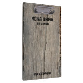 Porte-bloc Personnalisé Rustic Wood Texture Business (Swatch)