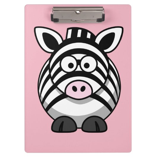 Porte-bloc Personnaliser Cute Zebra (Devant)