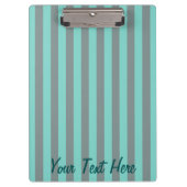 Porte-bloc Personnaliser des bandes verticales Turquoise pers (Devant)