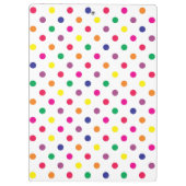 Porte-bloc Personnaliser des points colorés (Dos)